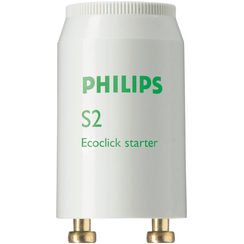 Starter à effluve Philips Ecoclick S16 70…125W 240V UNP/20X10CT blanc