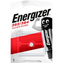 Pile bouton oxyde d'argent Energizer 392/384 (SR41) 1.55V blister à 1 pièce
