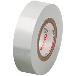 Ruban isolant Cellpack N° 128, PVC, B=19mm, L=25m, blanc