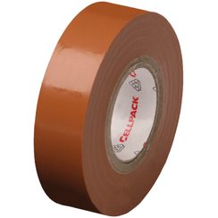 Ruban isolant Cellpack N° 128, PVC, B=19mm, L=25m, brun