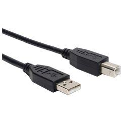 Câble USB Ceconet USB-A/USB-B (USB 2.0) 480Mbit/s noir 3m