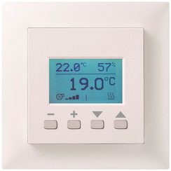 Régulateur humidité/temp.ENC digitalStrom FTW06 LCD EDIZIOdue blanc