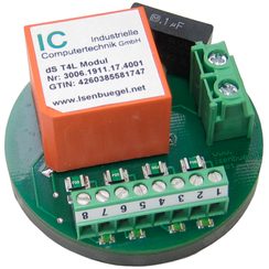 Module poussoir INC digitalSTROM IC, adapté pour boutons basse tension 4-fois