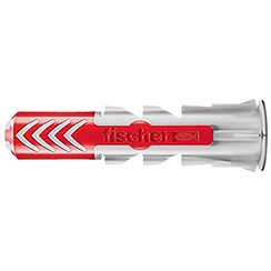 Tampon universel Fischer DUOPOWER 6x30mm nylon gris/rouge