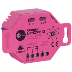 Actionneur de thermostat RF INC Omnio UPH230/12 2 canaux 230VAC 6A