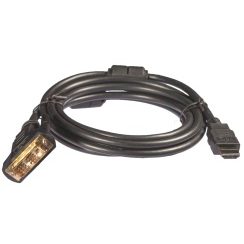 HDMI-DVI-Kabel 2m mit HDMI Stecker/DVI - Stecker