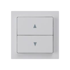 Kit frontal kallysto 60×60 gris clair pour interrupteur/contact p.stores double